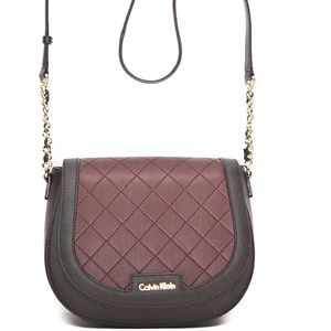 NWOT Calvin Klein Saddle Bag